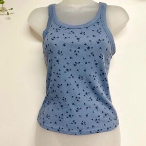 American Eagle size small Blue Floral Women's Tank Top